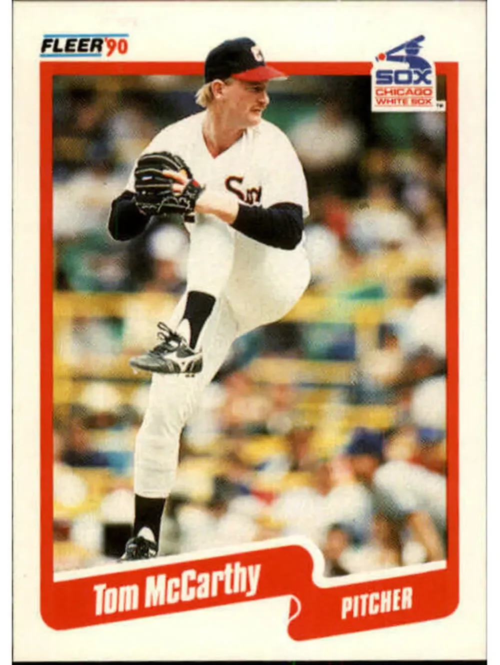 1990 Tom McCarthy Fleer Baseball Card #541